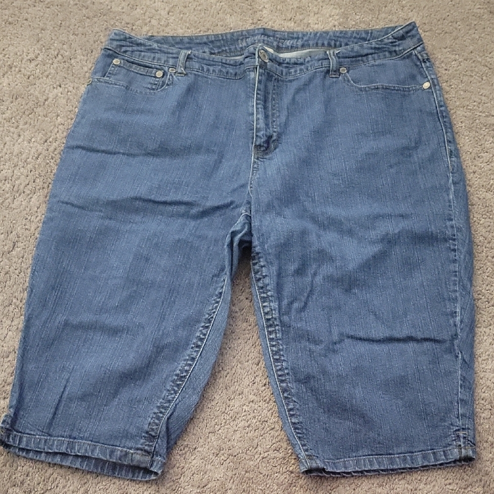 Avenue Jeans Classic Blue Denim Shorts